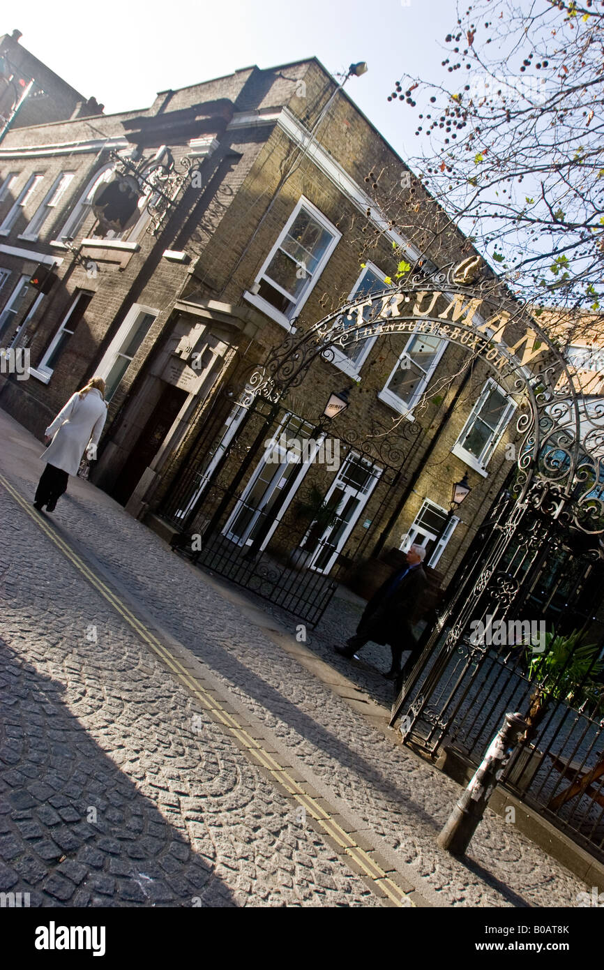 Truman brewery gates and brewery hires stock photography and images
