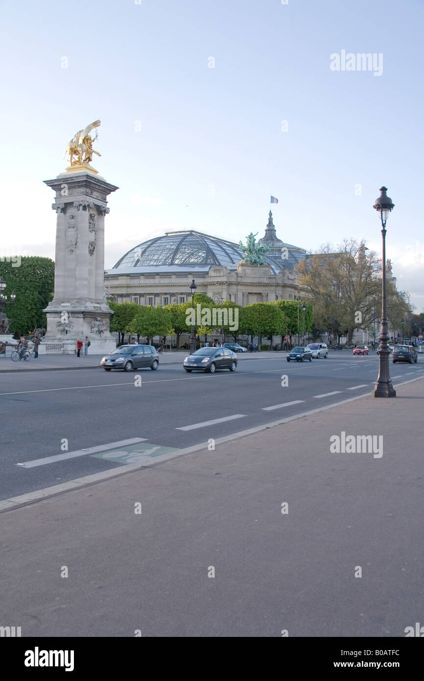 Pont Alexandre III and the Grand Palais,Paris, France. Stock Photo