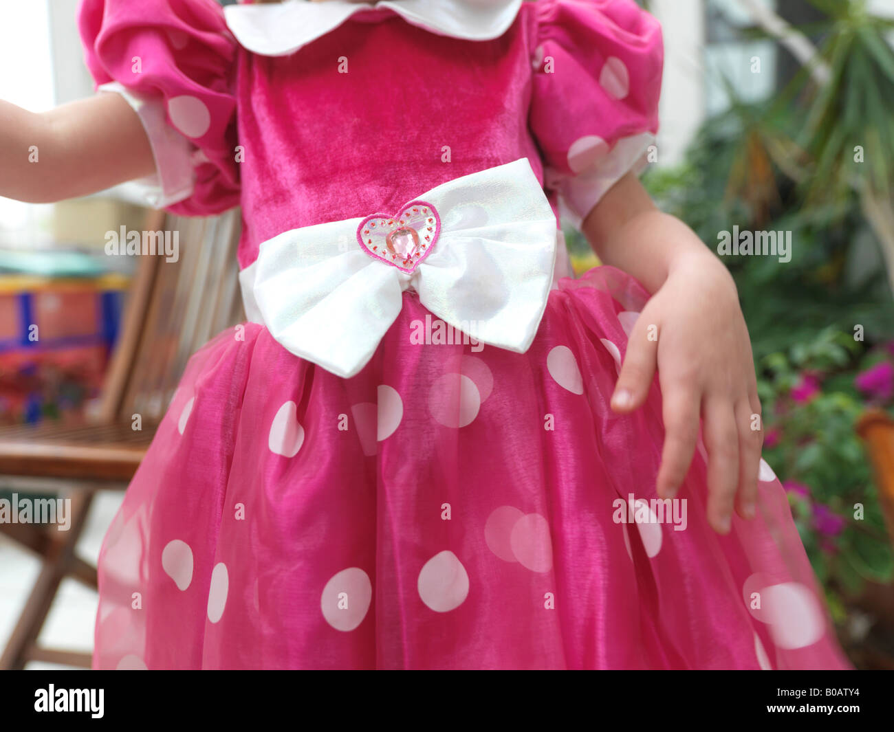 strapless open back dress Hot Pink Princess Costume Fairy Tale by Amscan