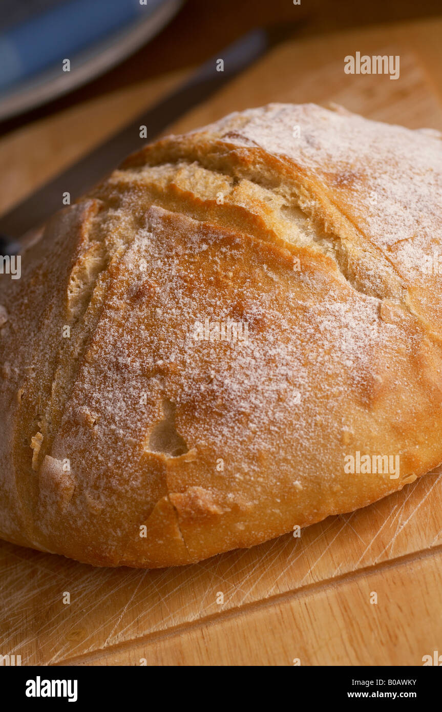 Sour Dough Loaf of Bread Stock Photo