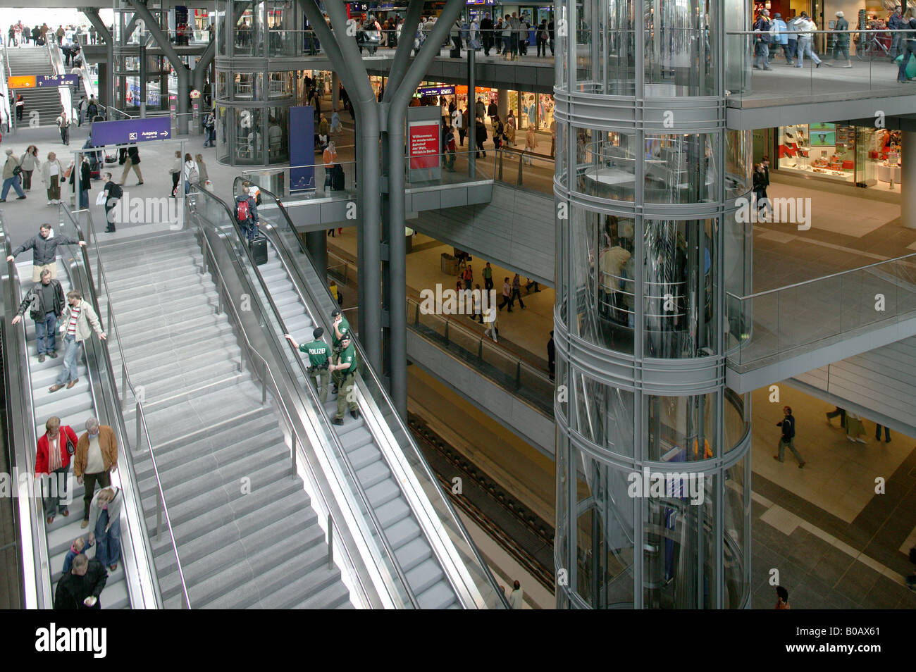 The Berlin Central Station, Germany Stock Photo
