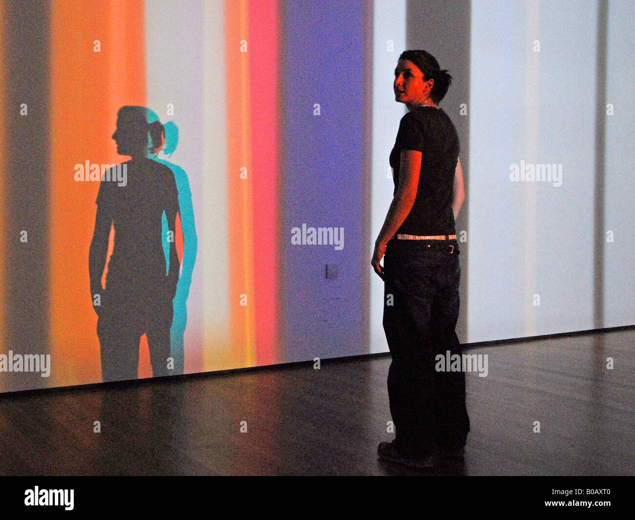 Play with the light and colours in the MoMa (4) Stock Photo