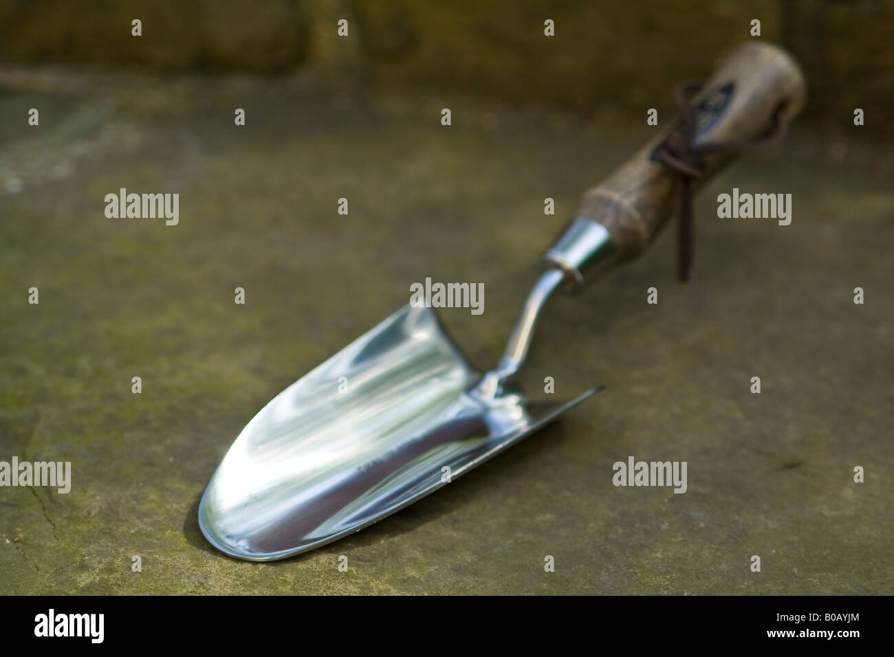 A garden trowel, UK Stock Photo Alamy