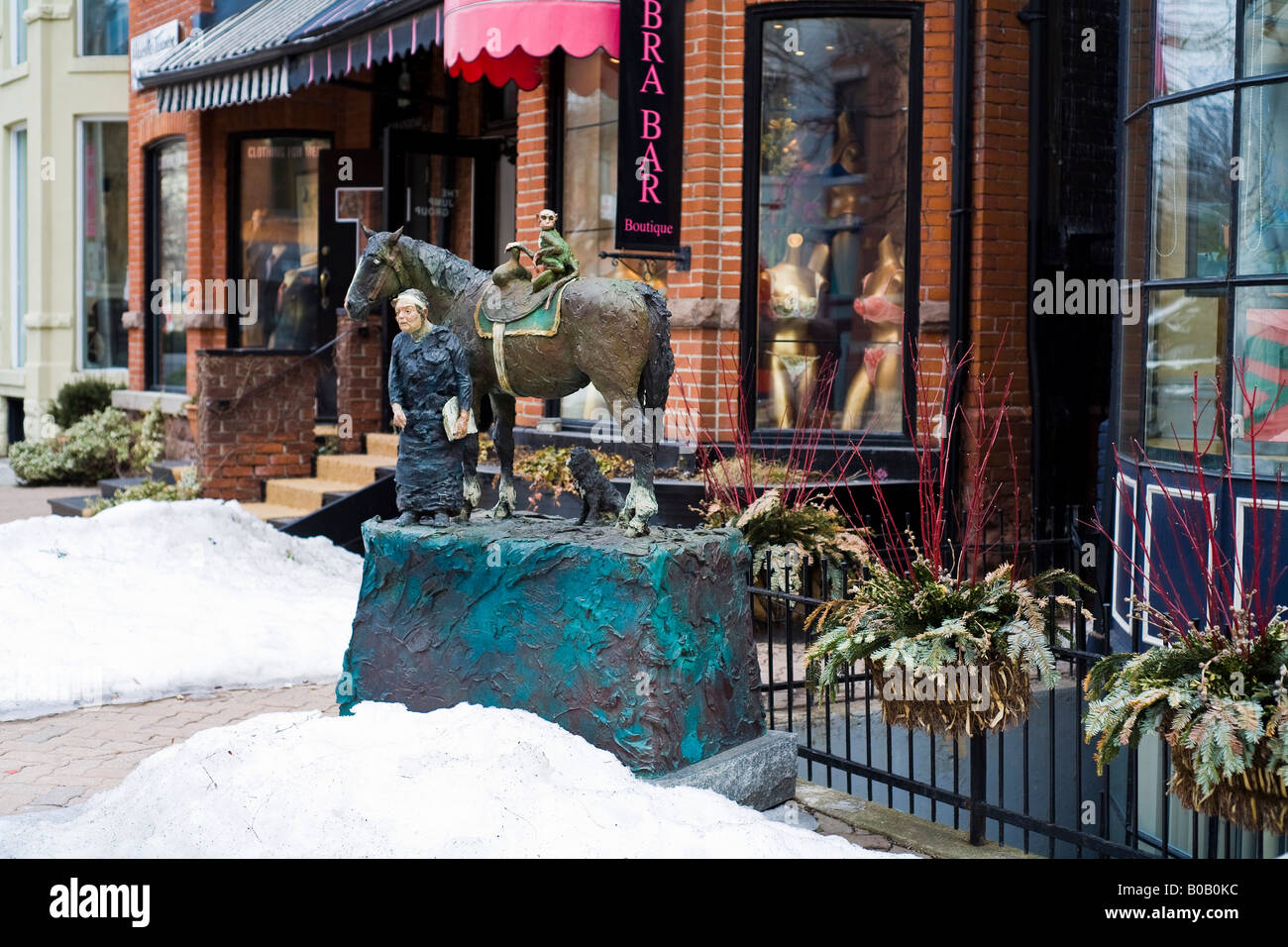 Toronto streets Canada Ontario Stock Photo Alamy