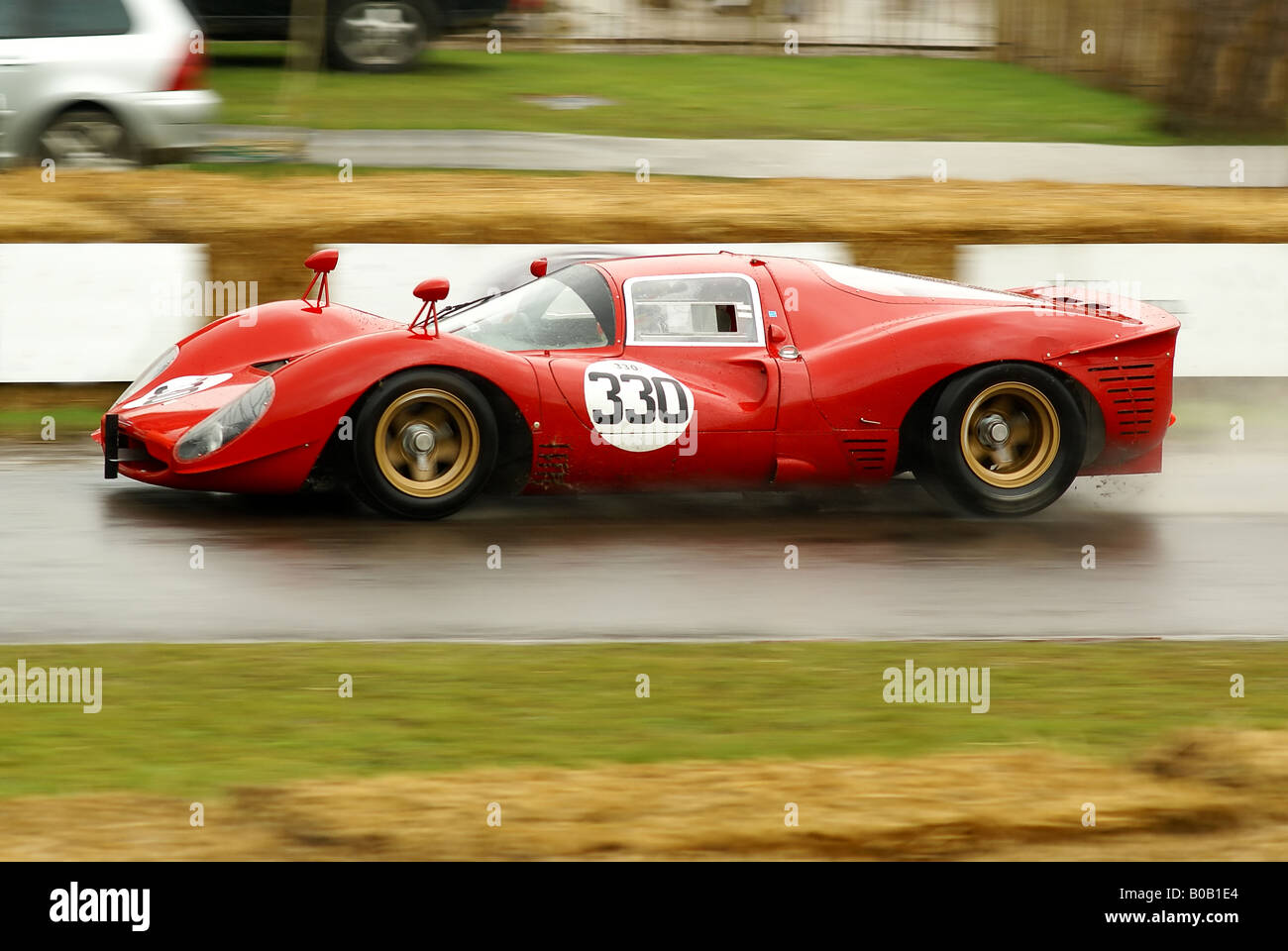 Classic Ferrari 330 P3 Racecar Stock Photo