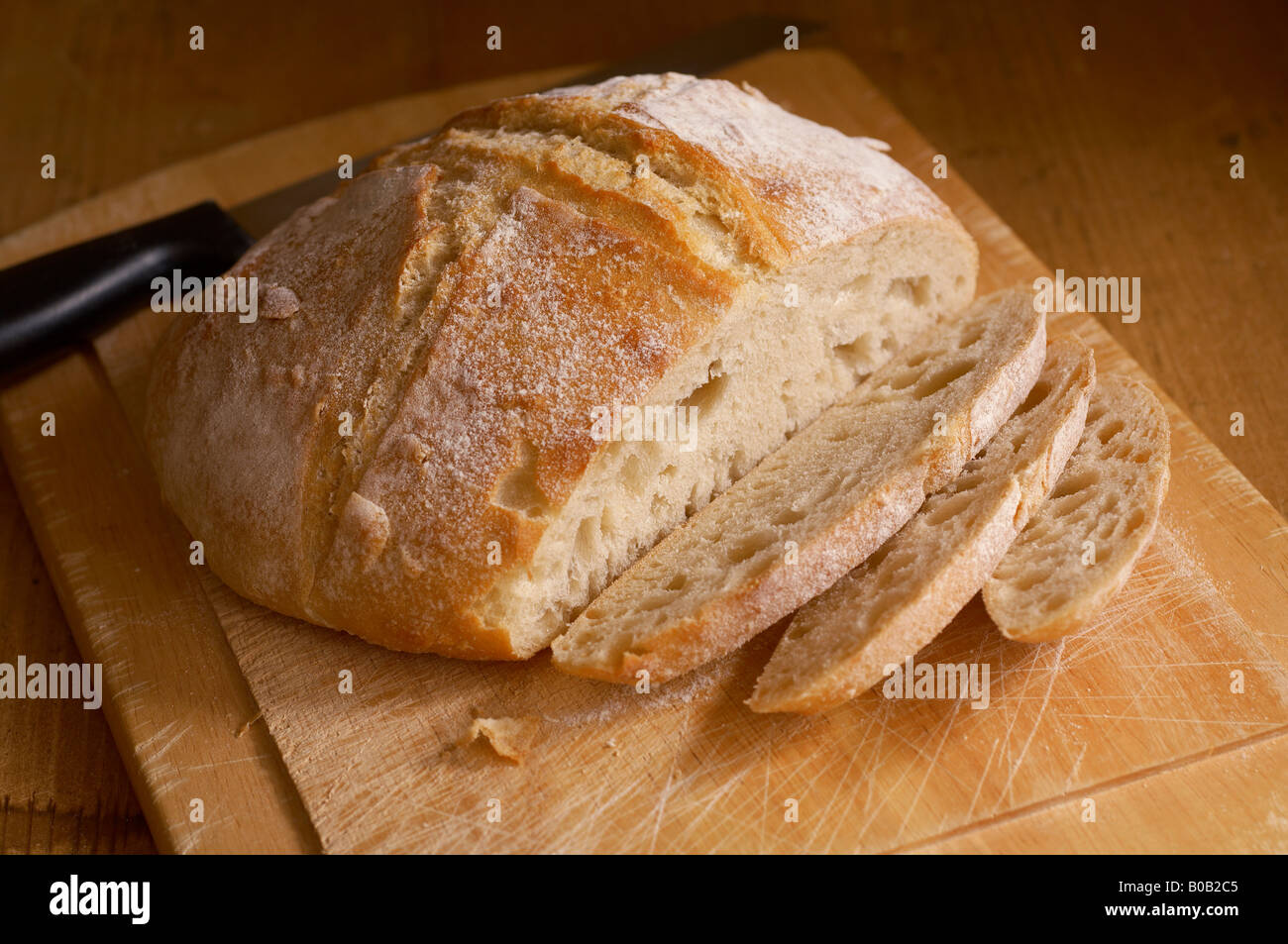 Sour Dough Loaf of Bread Stock Photo