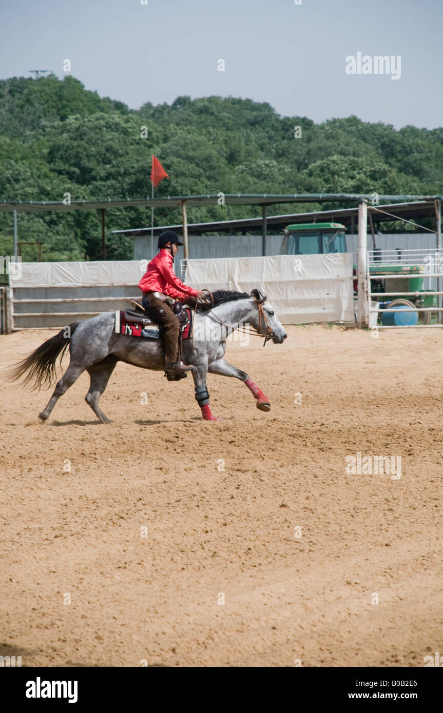 Israel Kibbutz Alonim Israeli Equestrian Organization western style ...