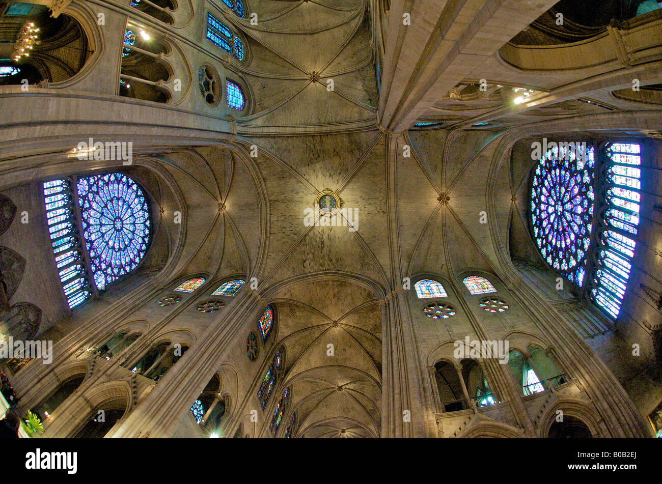 Ceiling Of Notre Dame Cathedral In Paris Stock Photo Ceiling Of Notre Dame Cathedral In Paris Stock Photo