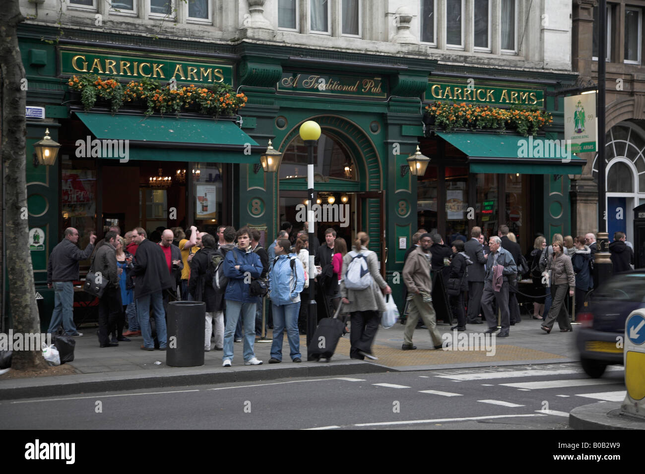 Garrick Arms pub, Charing Cross Road, London Stock Photo Alamy