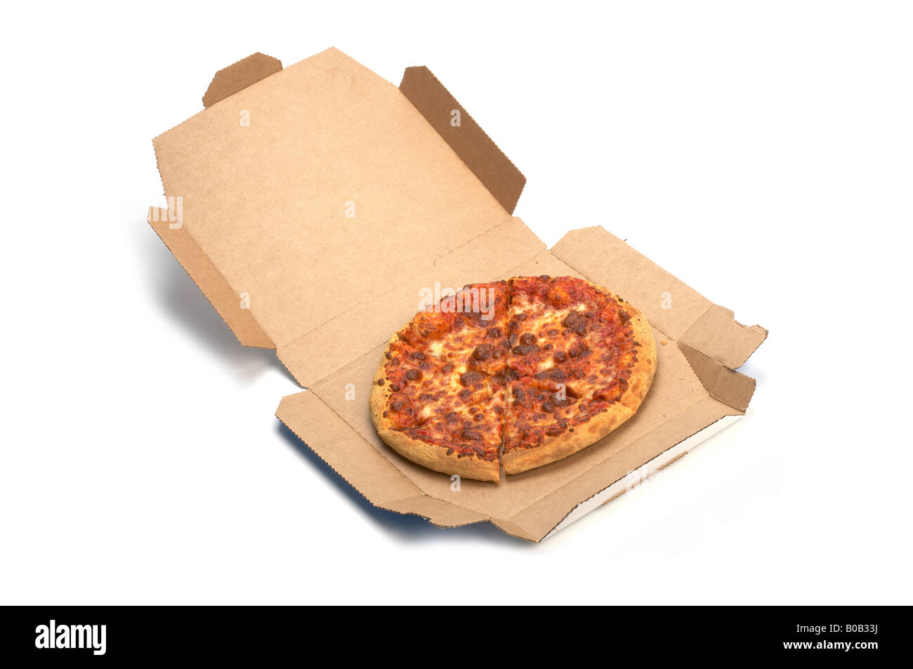 Take Away Pizza in box Stock Photo Alamy