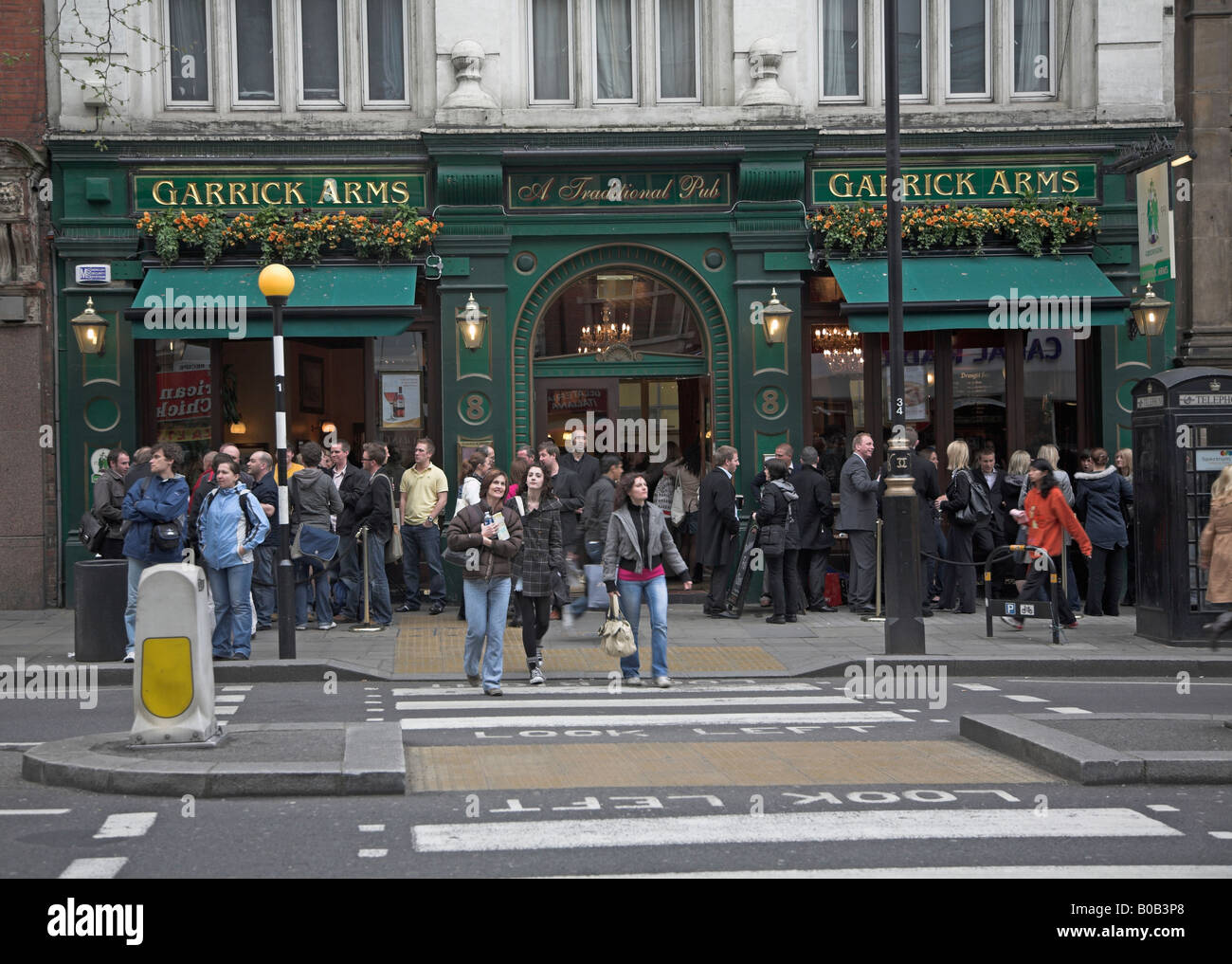 Garrick Arms pub, Charing Cross Road, London Stock Photo Alamy