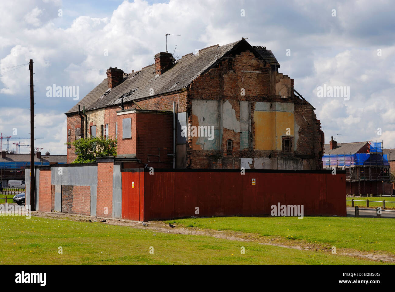A housing estate off Langworthy Road in Salford where a large number of