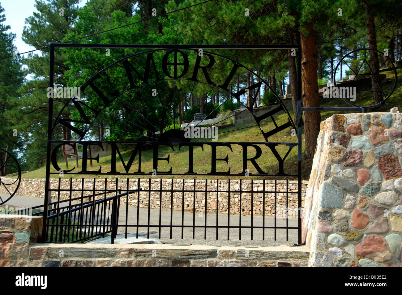 North America, USA, South Dakota, Deadwood, Mt. Moriah Cemetery