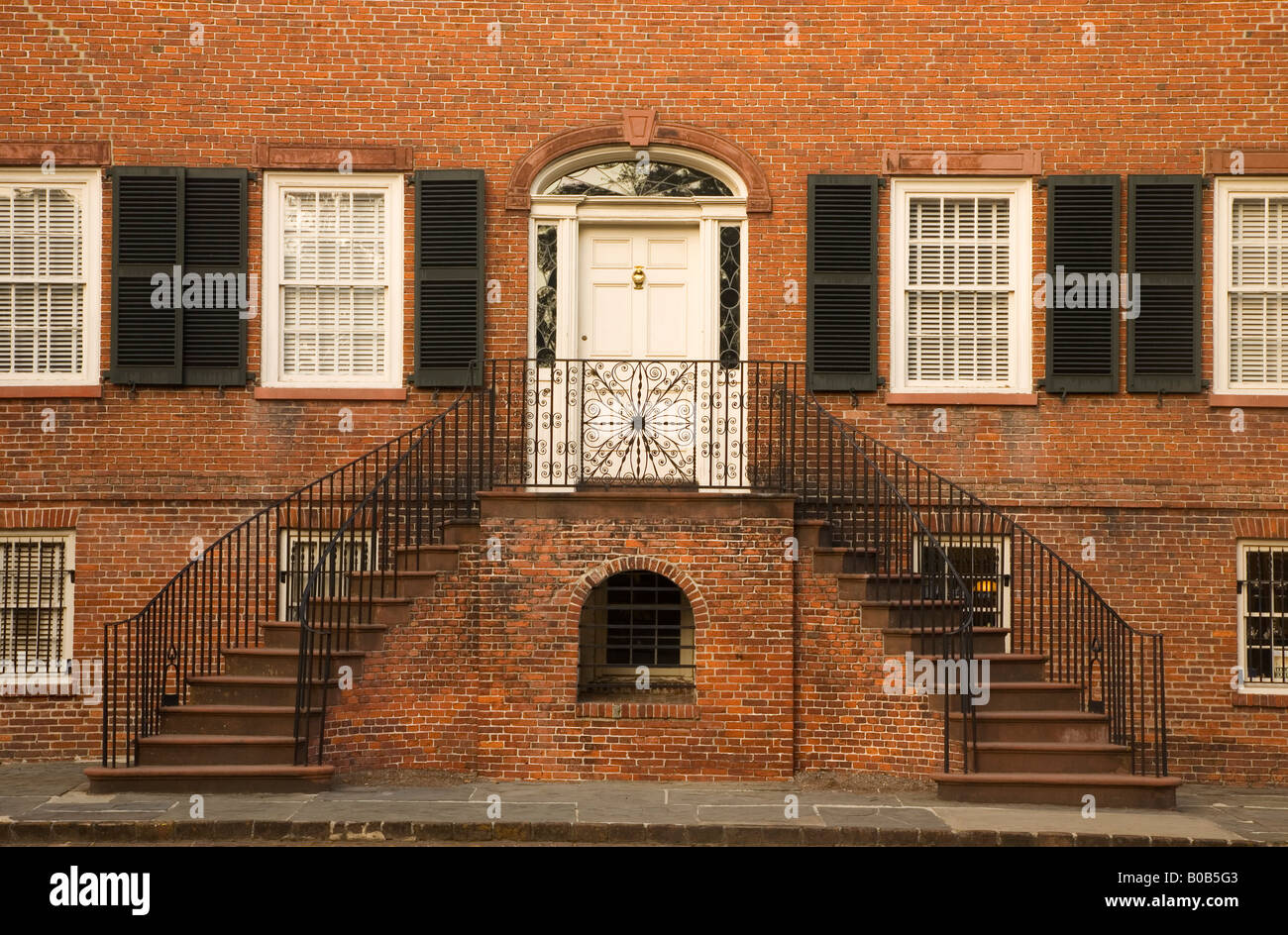 USA; Georgia; Savannah. The Historic Davenport House Museum in Savannah. Stock Photo