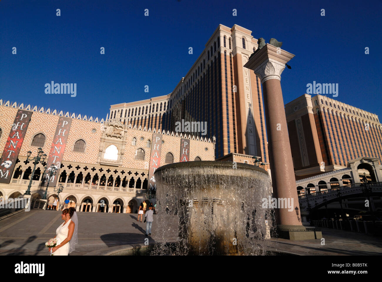 The Venetian casino Las Vegas Nevada USA Stock Photo