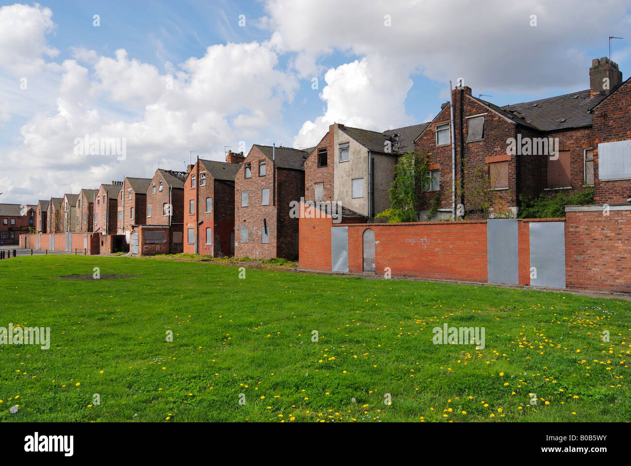 A housing estate off Langworthy Road in Salford where a large number of
