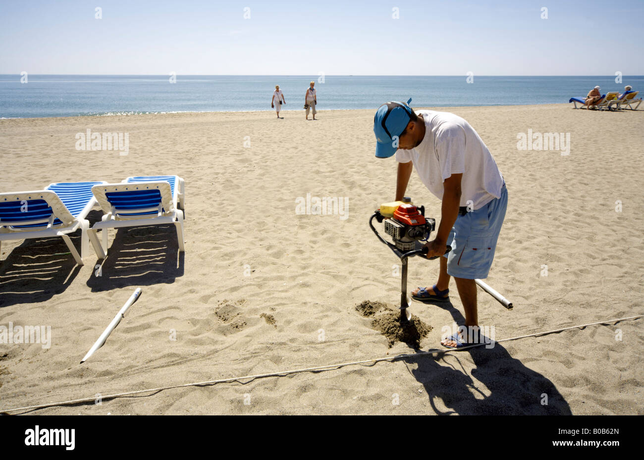 Sand auger hi-res stock photography and images - Alamy