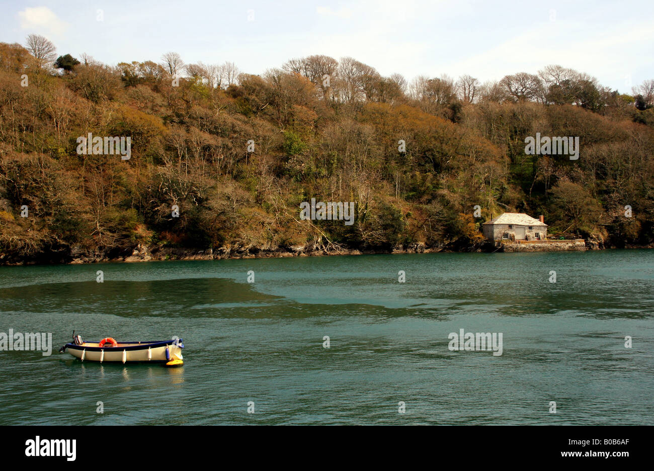 THE RIVER FOWEY AT FOWEY. CORNWALL. UK Stock Photo - Alamy