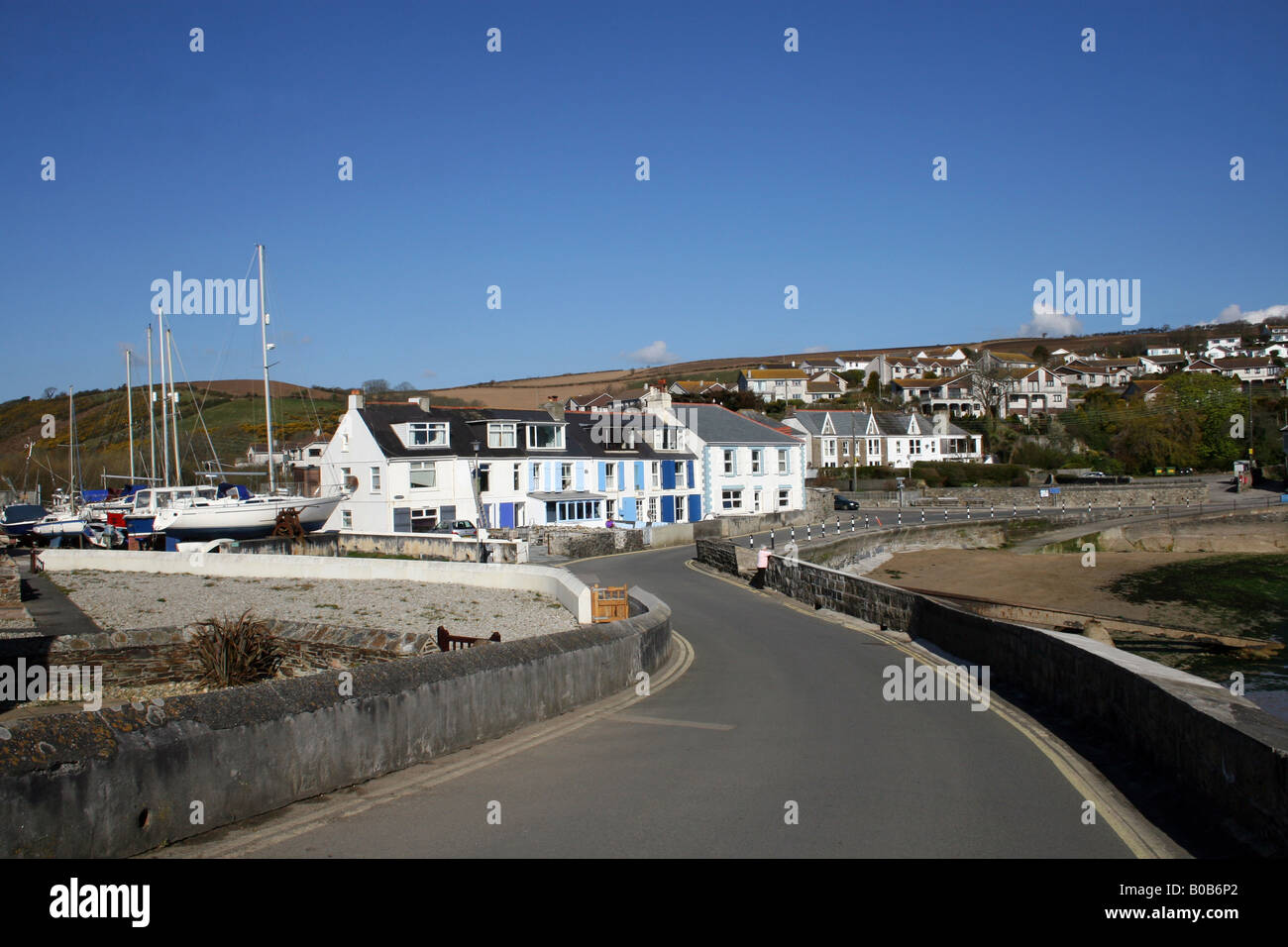 PORTMELLON CORNWALL. Stock Photo