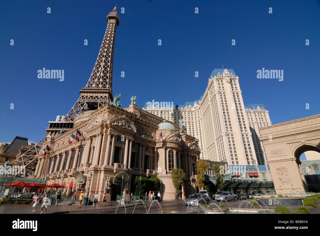 The Paris casino in Las Vegas Nevada USA Stock Photo