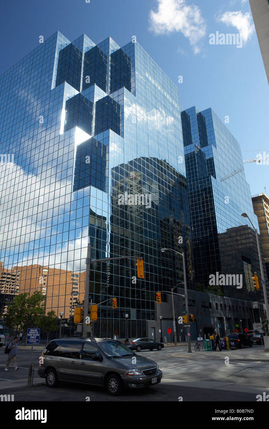 Modern office buildings in the city centre of Ottawa, Canada Stock Photo