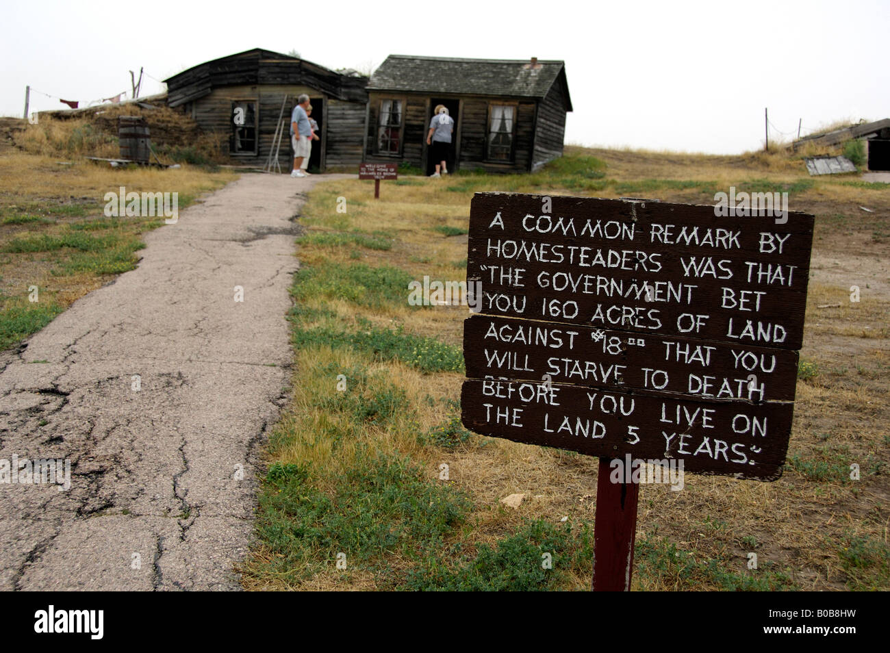 North America, USA, South Dakota, Prairie Homestead Stock Photo Alamy