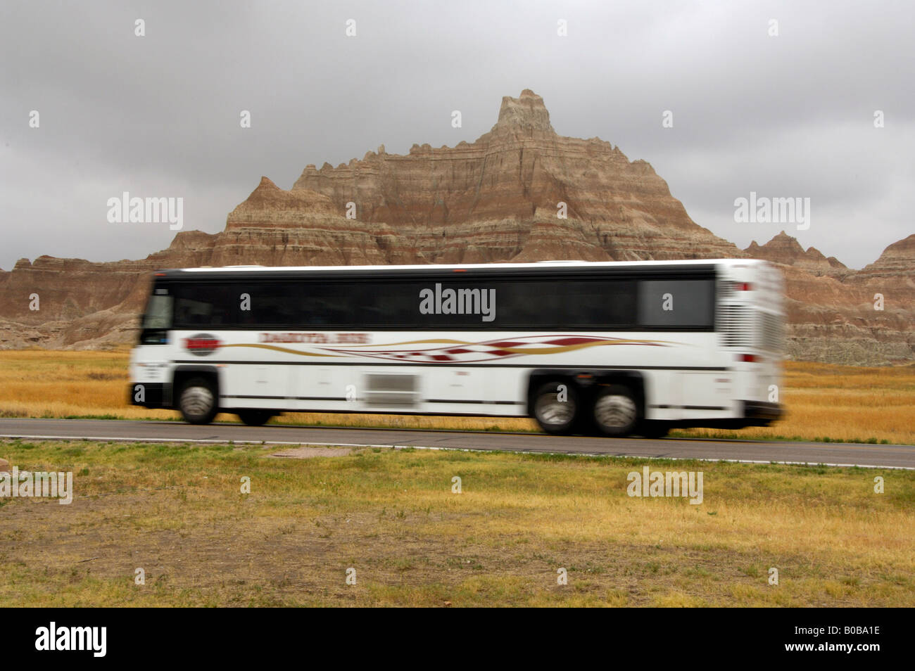 North America,  USA,  South Dakota,  Badlands National Park. IMAGE RESTRICTED: Not available to US land tour operators. Stock Photo