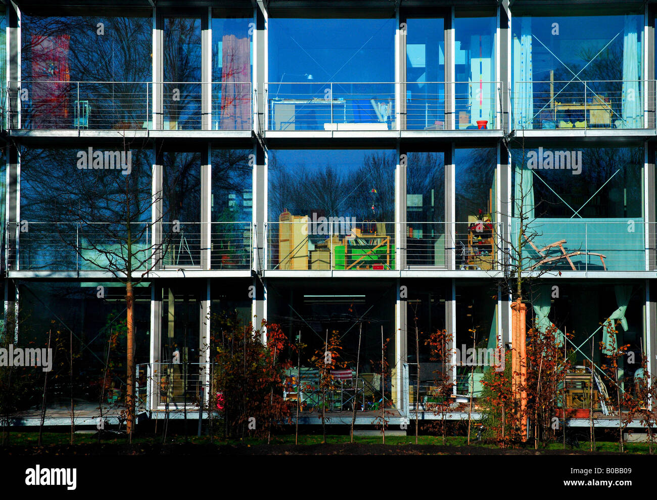 Munich housing area Stock Photo Alamy