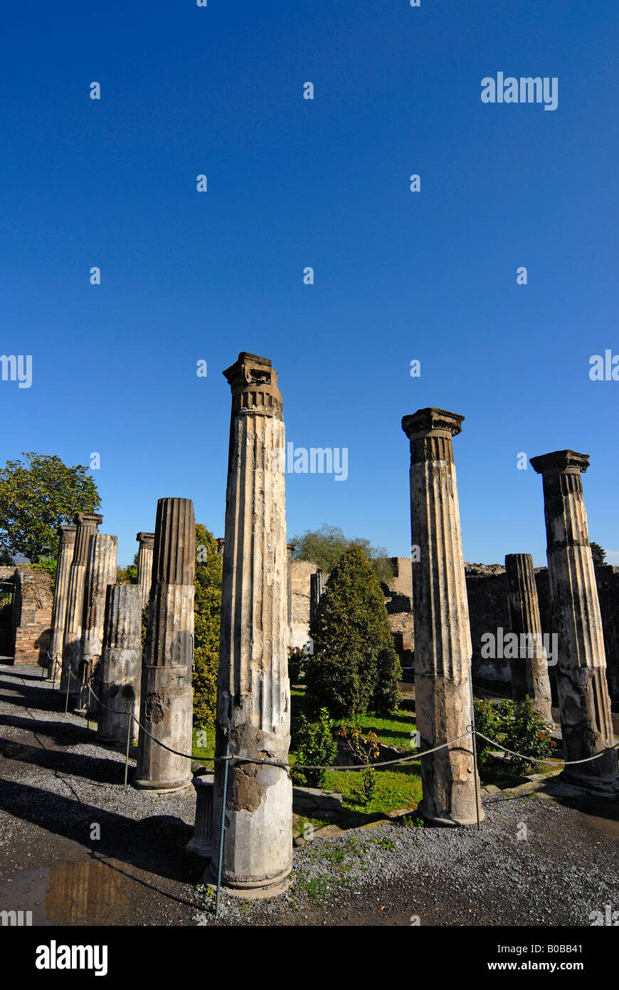 House of the Faun, Pompeii (Italy) Stock Photo
