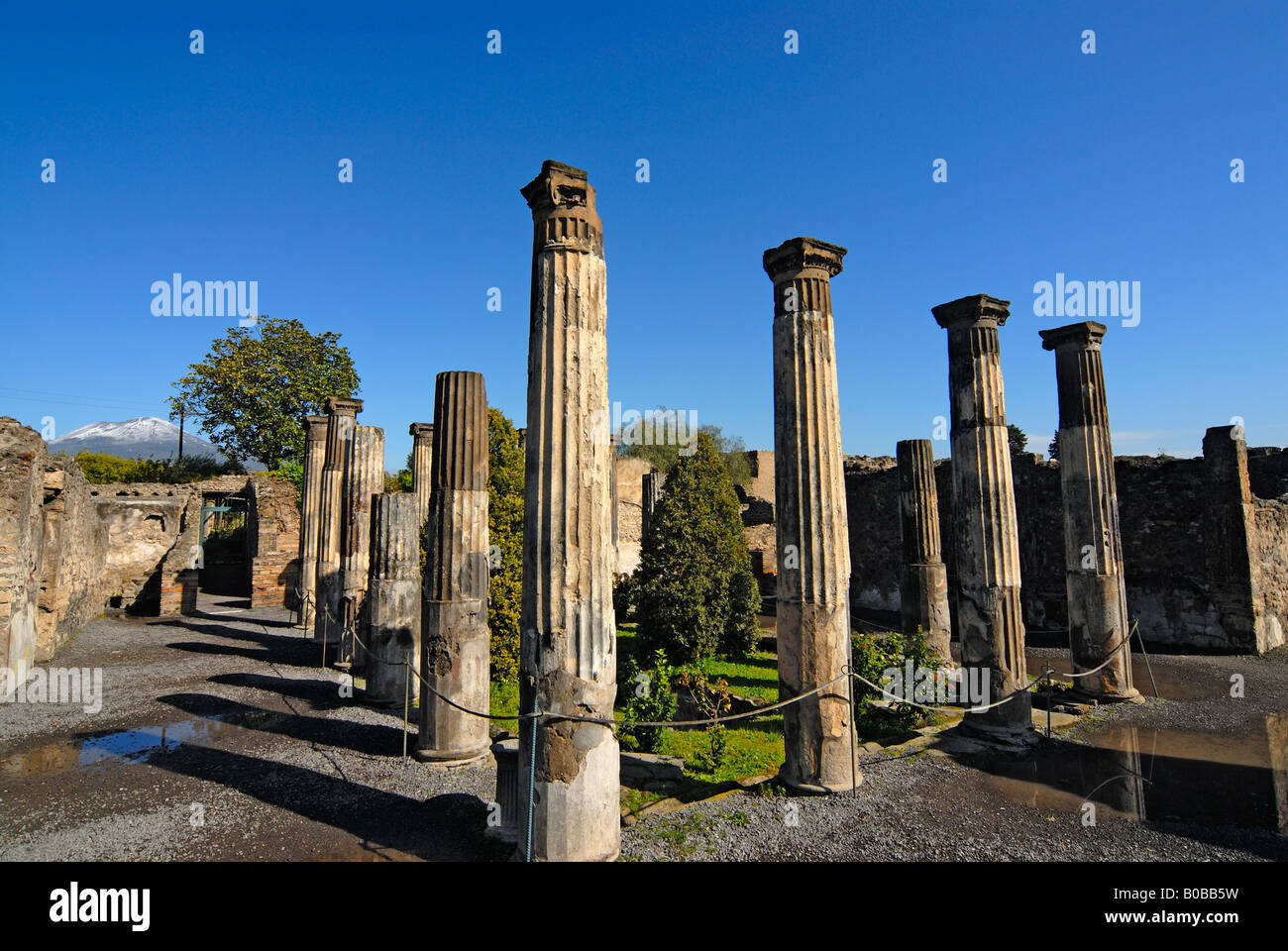House of the Faun, Pompeii (Italy) Stock Photo