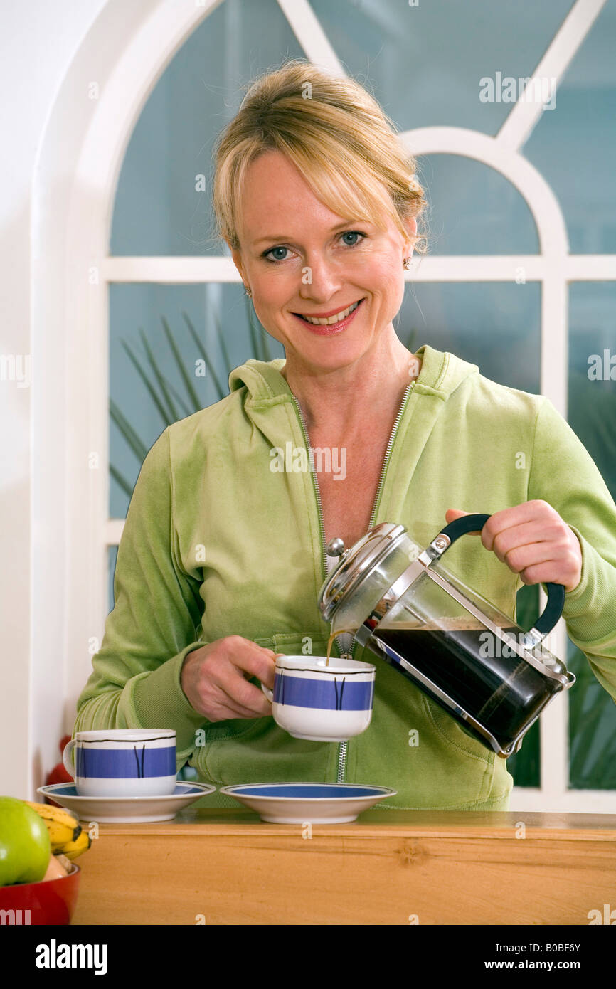 Time for Fresh Coffee Stock Photo