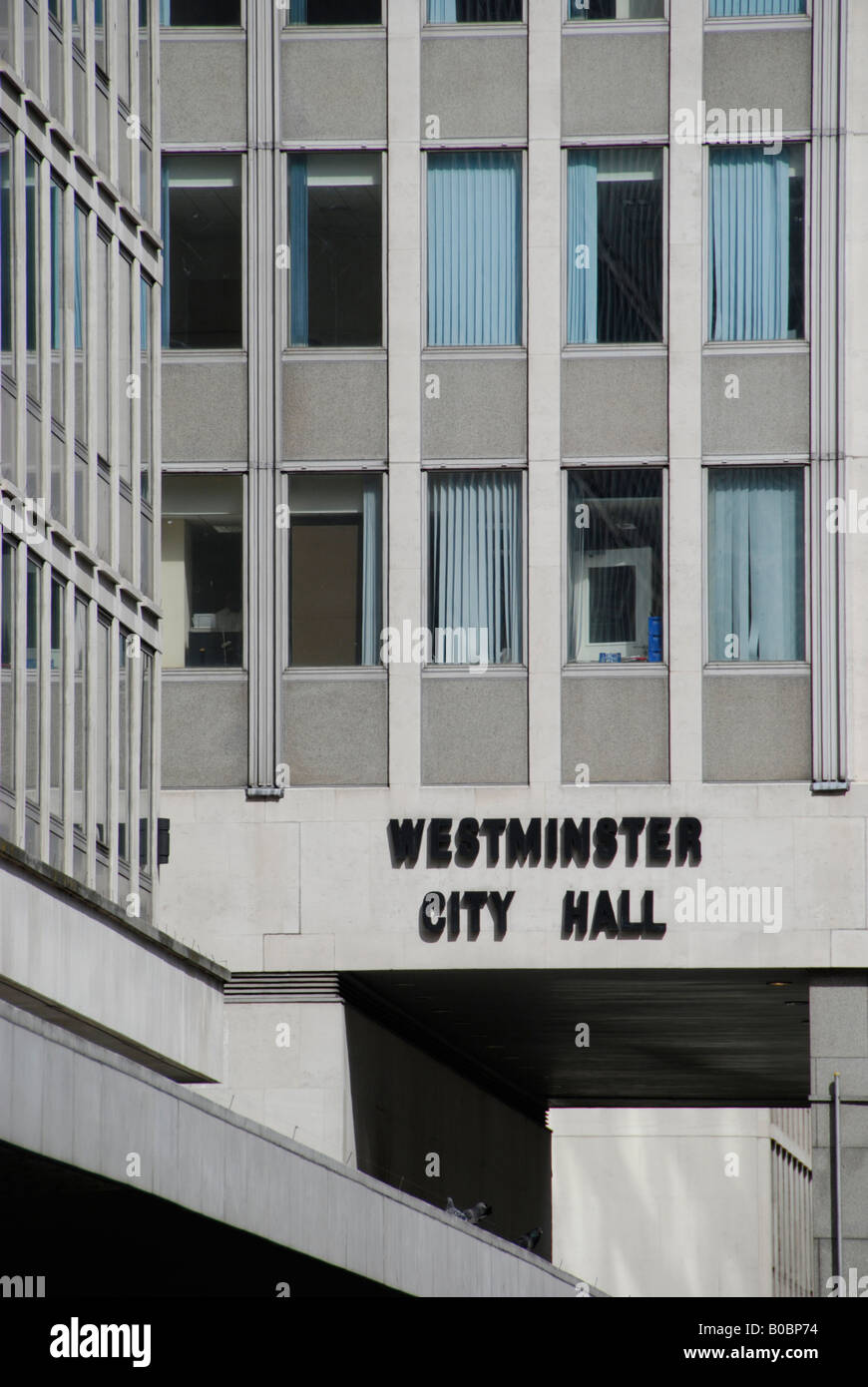 Exterior of Westminster City Hall Victoria Street London England Stock ...