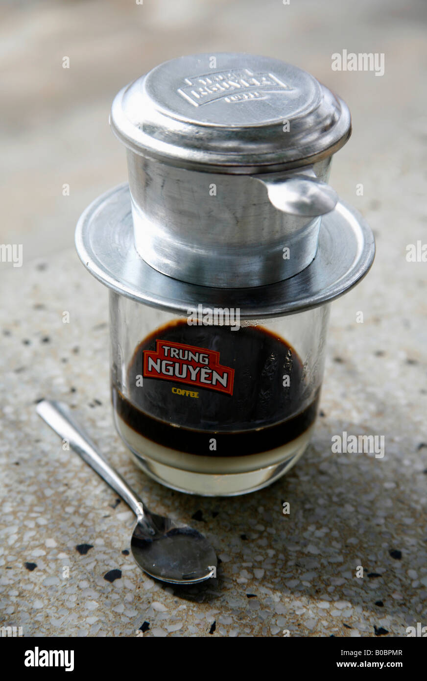 Vietnamese coffee set Stock Photo Alamy