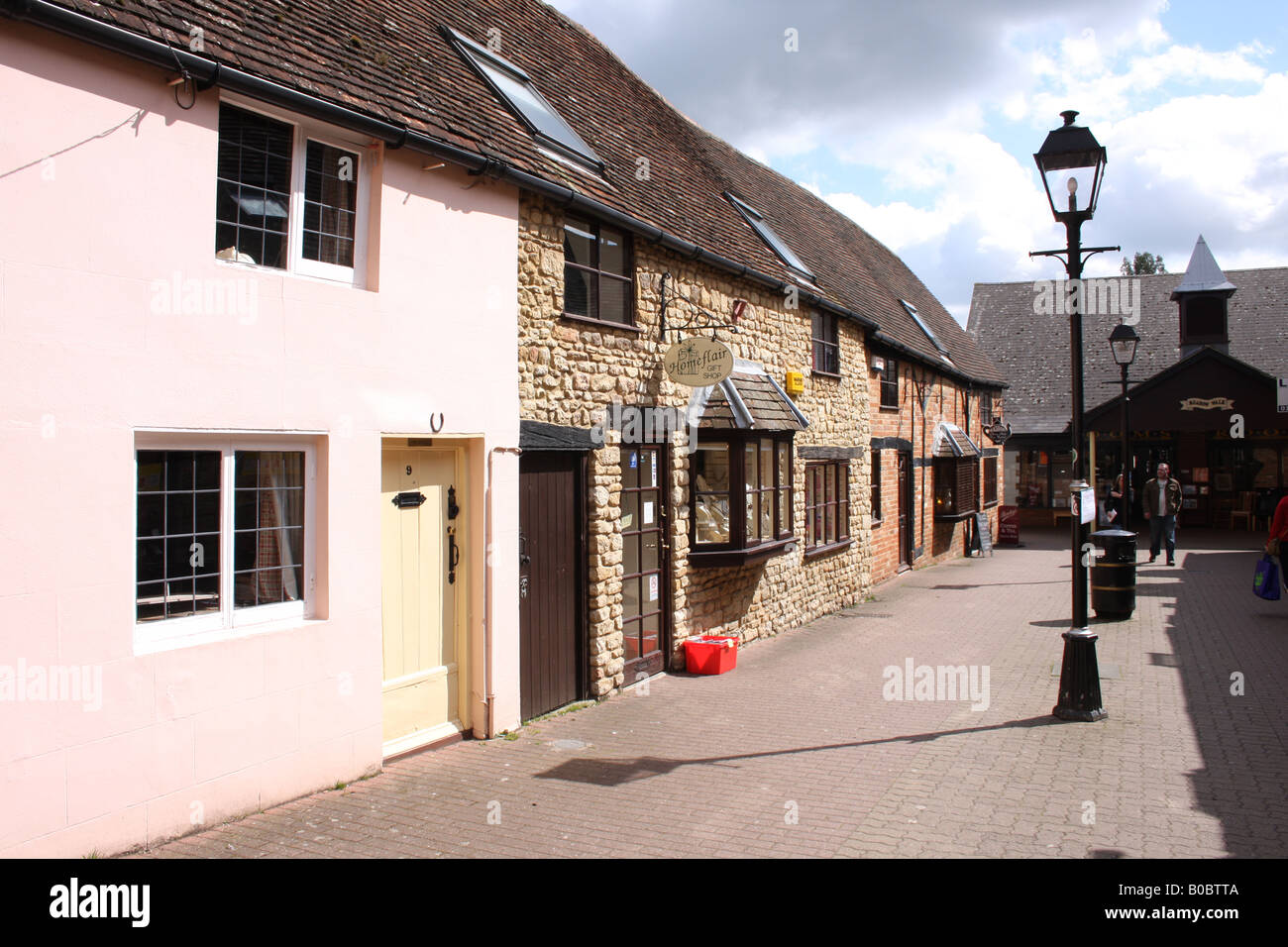 Meadow walk Shops in Buckingham England Stock Photo Alamy