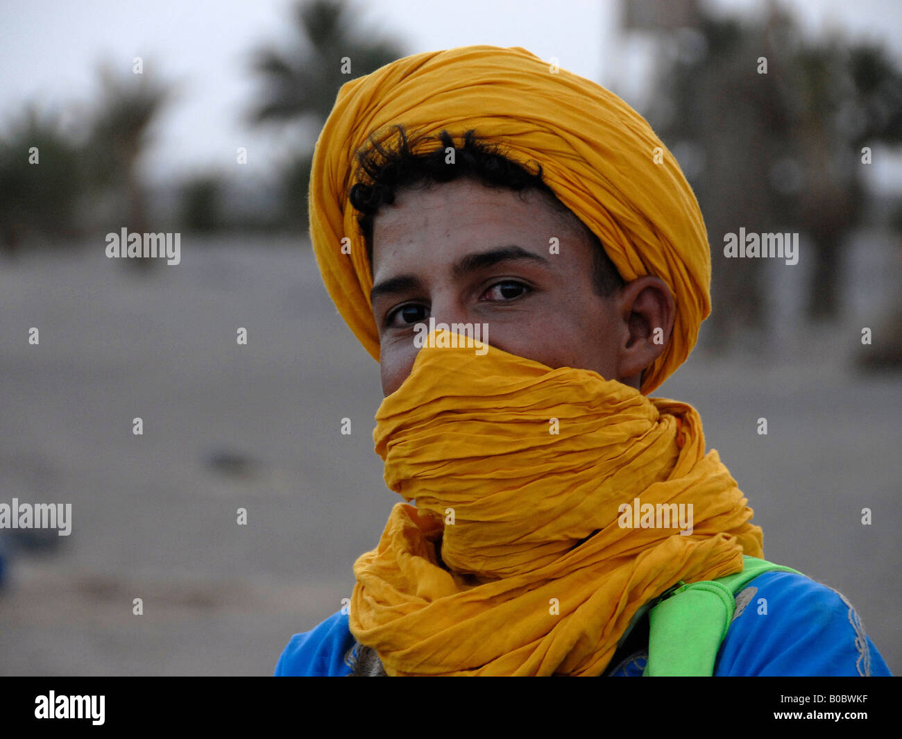 Tuareg in Marocco Stock Photo