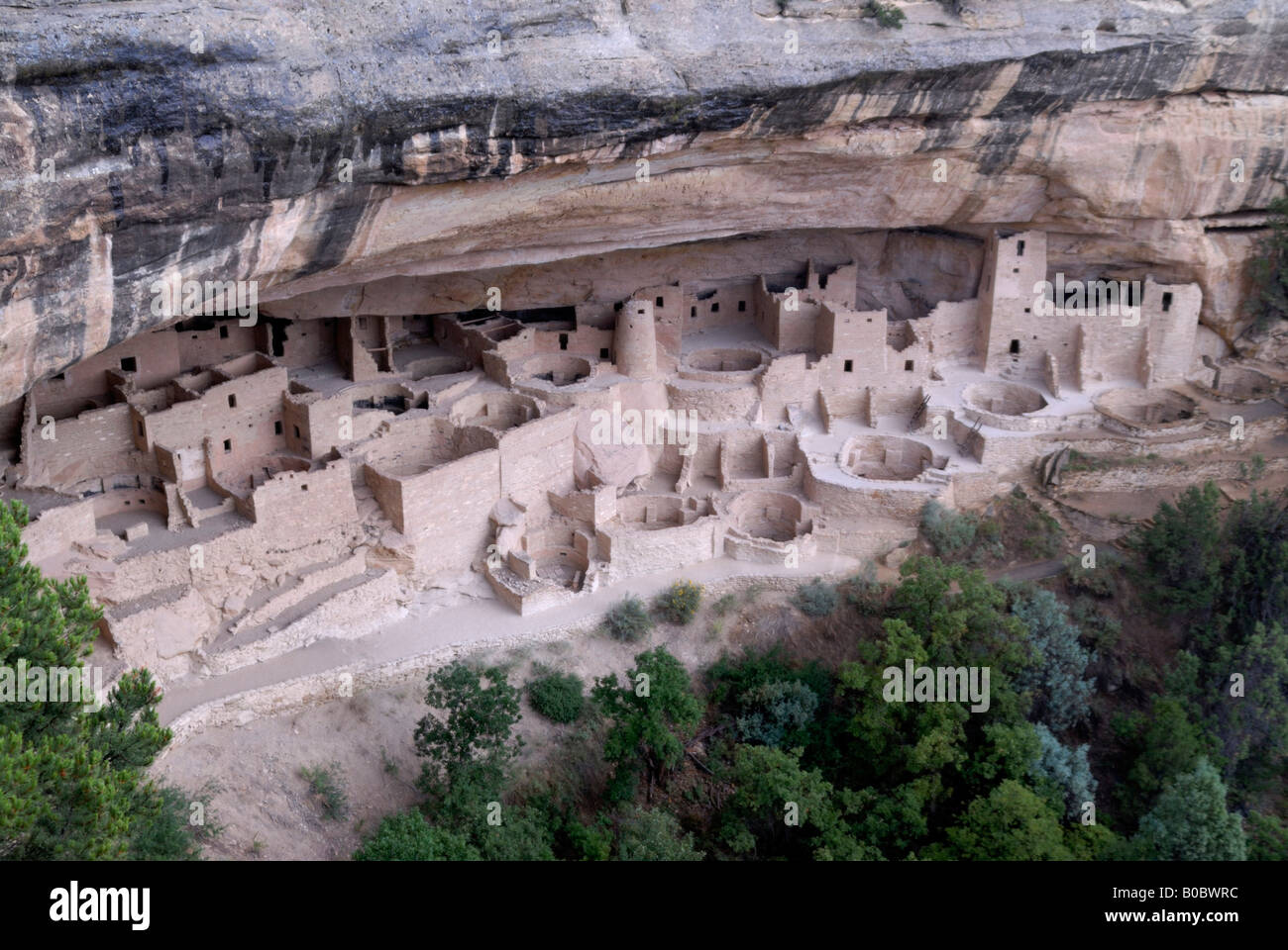 The cliff dwellings of the Mesa Verde National Park Colorado USA Stock ...