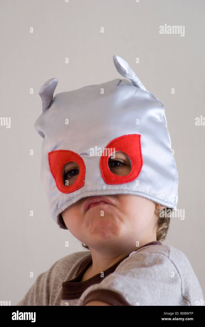 Download Boy In An Alien Mask Stock Photo Alamy PSD Mockup Templates