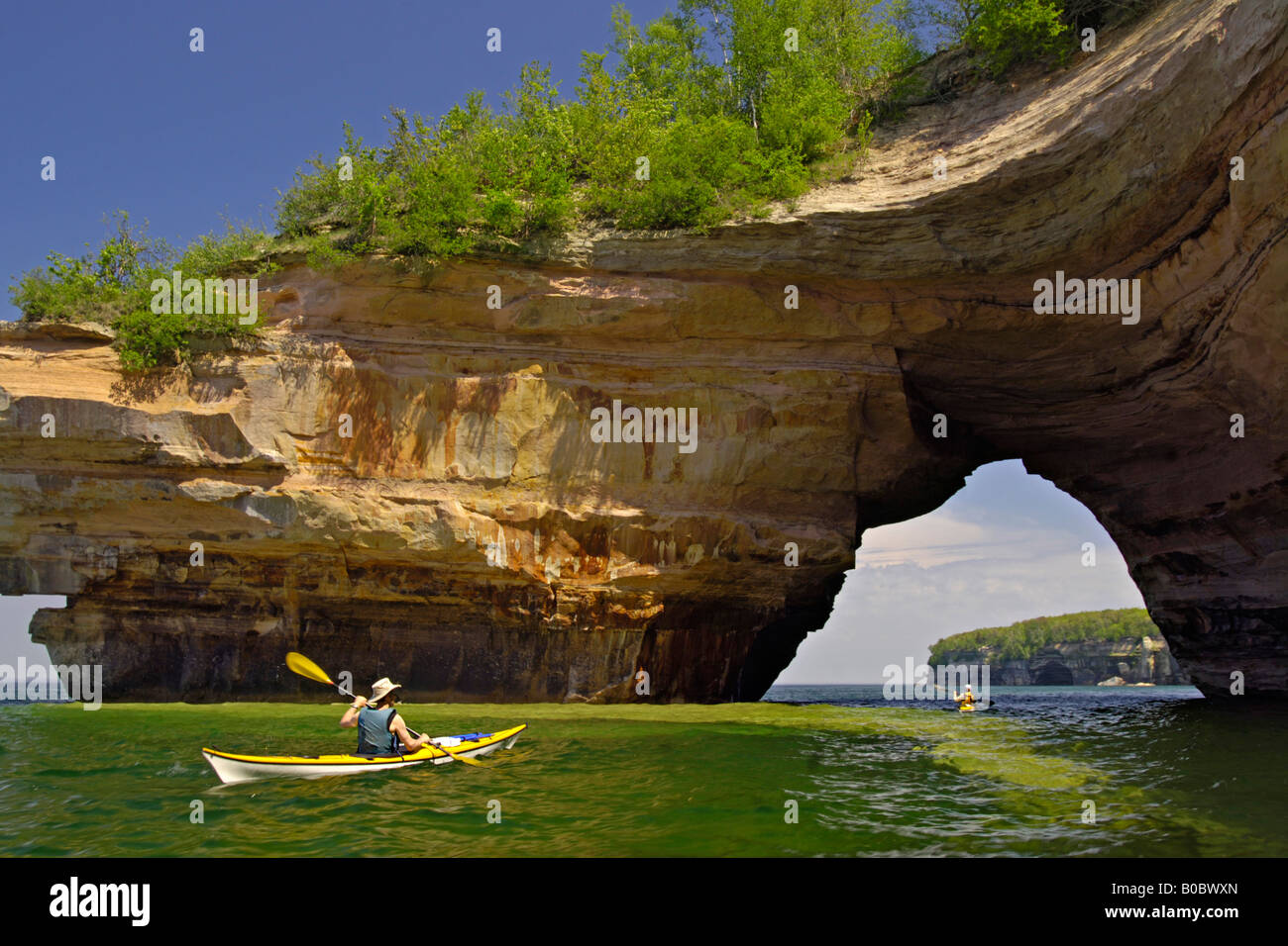 Kayak Pictured Rocks Mi Pictured rocks kayak hi-res stock photography and images - Alamy