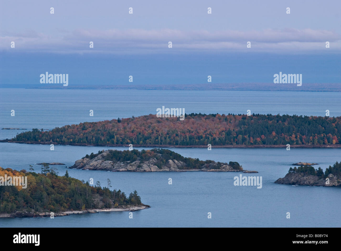 Lake Superior Shoreline At Marquette Michigan Stock Photo - Alamy