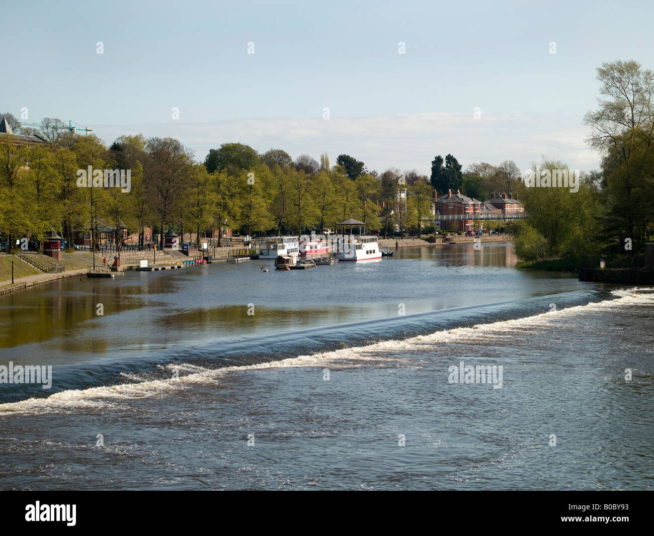 The River Dee, Chester, North West England Stock Photo