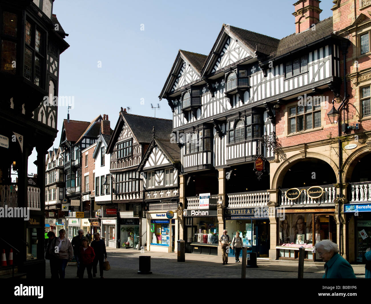 The Rows Bridge Street Chester  Town  Centre North West  