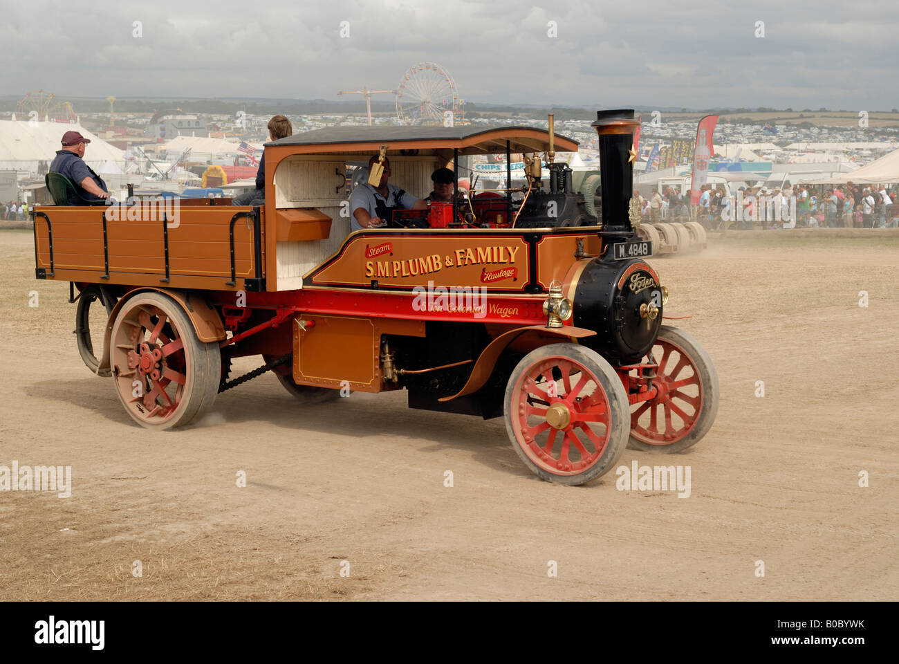 Foden 5 Ton Colonial Standard Steam Wagon No. 4086 Built 1913. Reg. No. M 4848 supplied new to C.H. Curtis of Manley, New South Wales Australia. Stock Photo