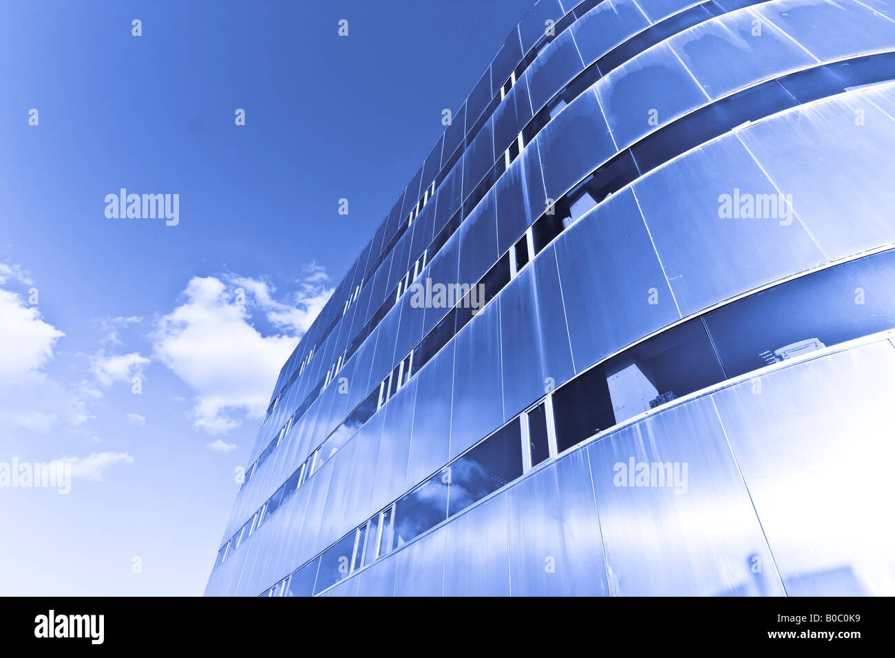 Office building from below Stock Photo - Alamy