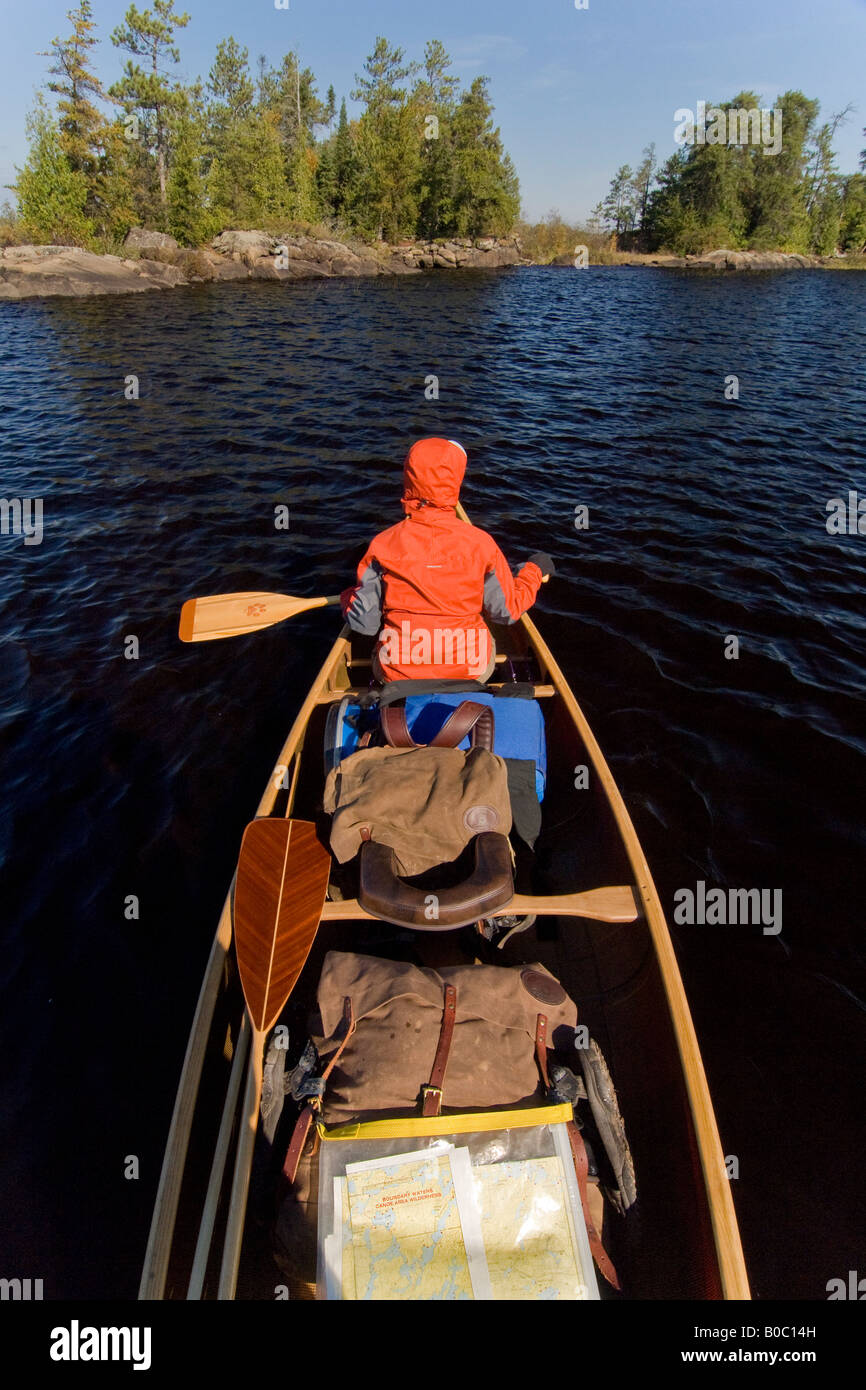 Boundary Waters Canoe Area History - Canoeing At The Boundary Waters Canoe Area Wilderness In Northern B0C14H 