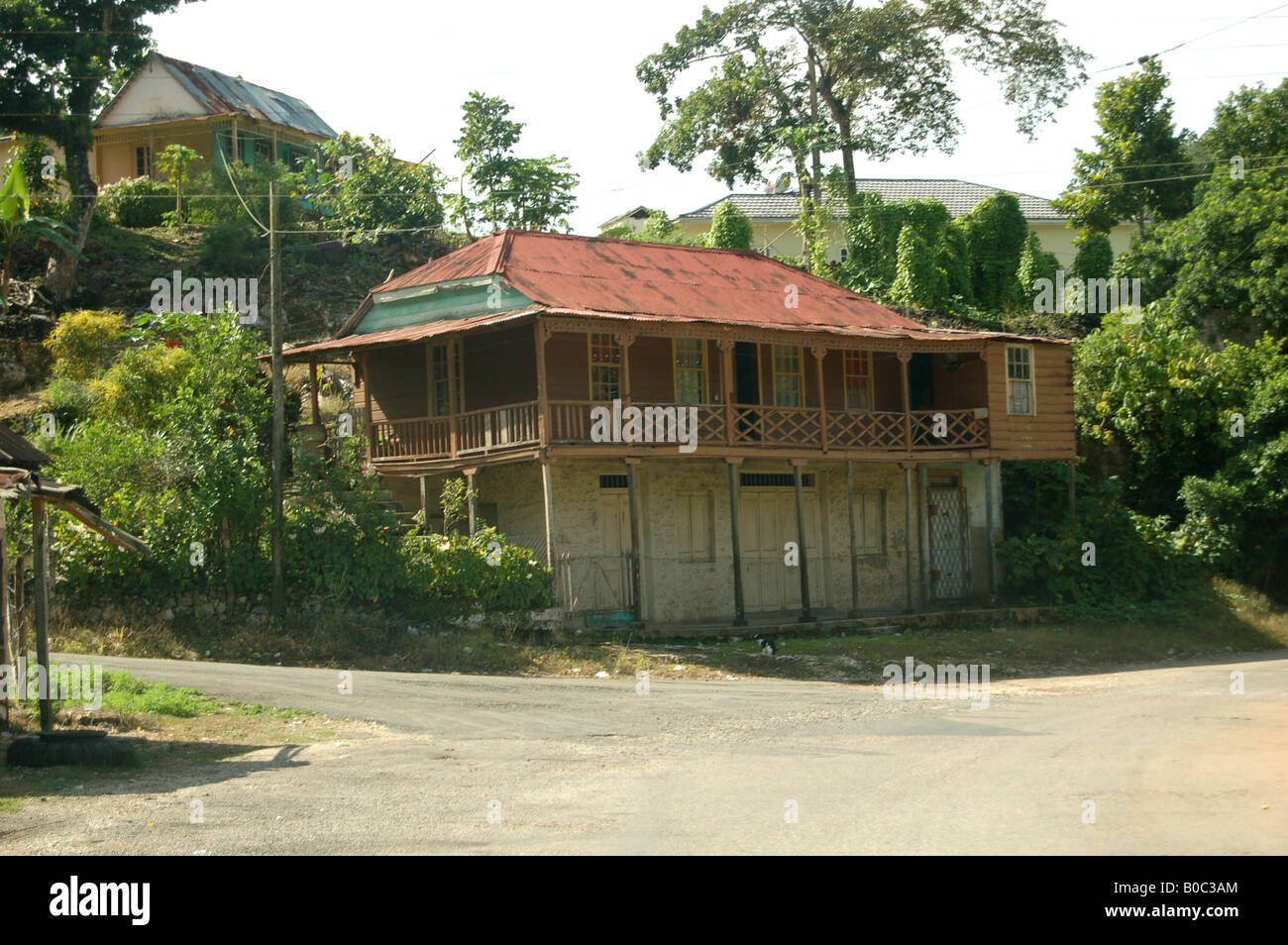 Local Board House in Rural Jamaica Stock Photo Alamy