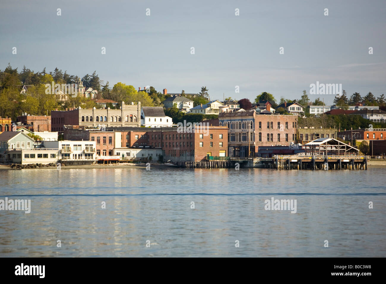 View of Port Townsend, WA from ferry Stock Photo Alamy