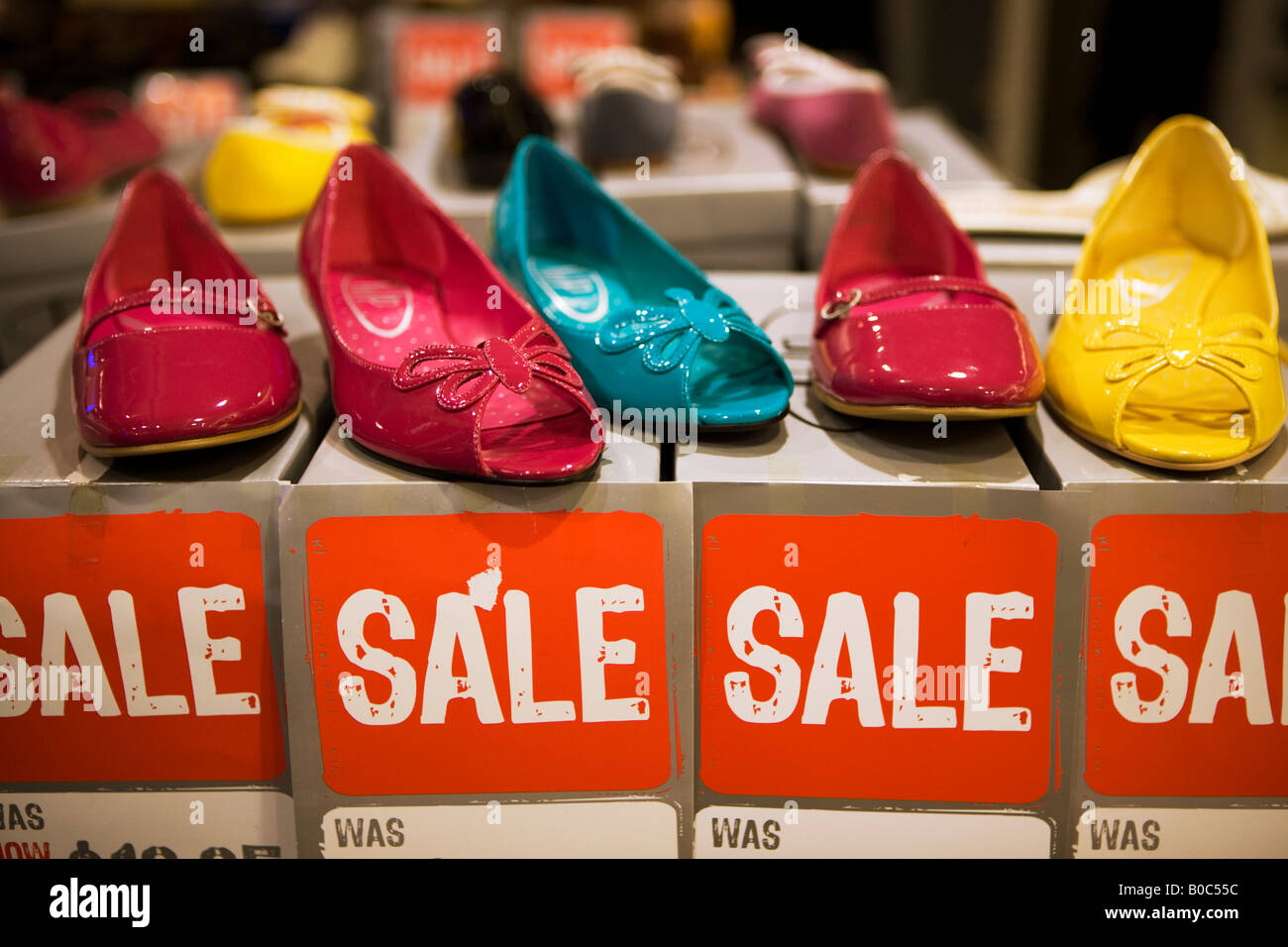 Shoe shop in Cuba Mall central Wellington New Zealand Stock Photo Alamy