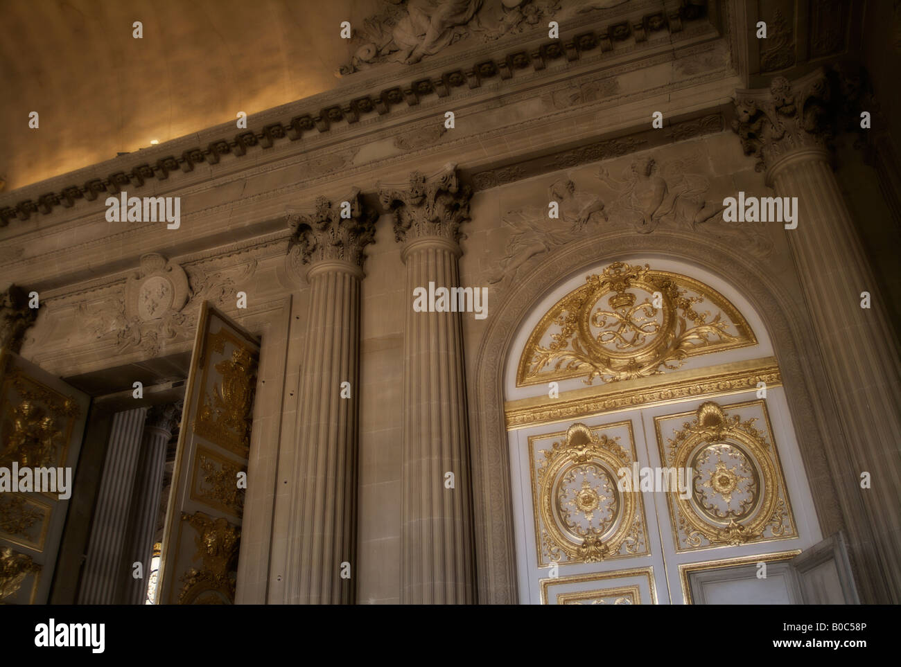Royal apartments. Palace of Versailles. Versailles. France Stock Photo