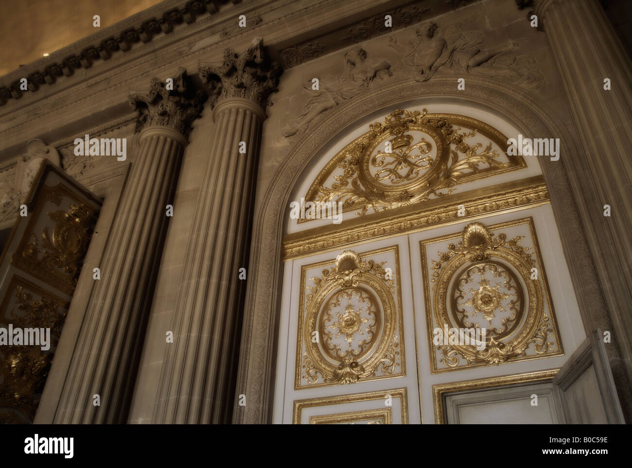 Royal apartments. Palace of Versailles. Versailles. France Stock Photo