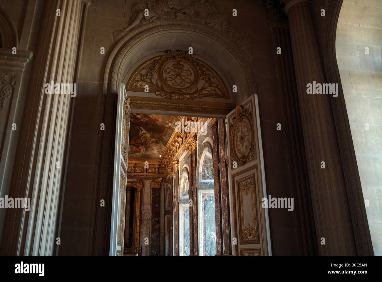 Royal apartments. Palace of Versailles. Versailles. France Stock Photo